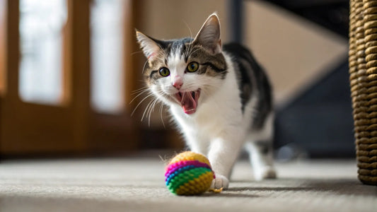 Why Does My Cat Meow When She Has a Toy?