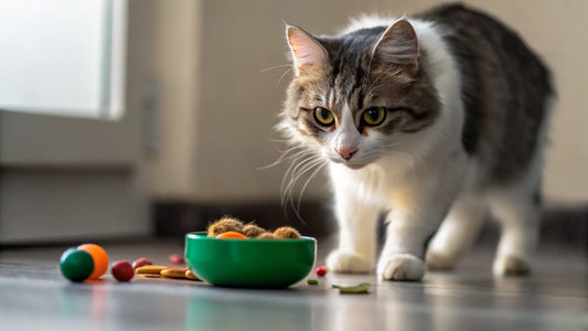 Why Does Your Cat Put Toys in the Food Bowl?