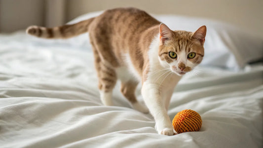 Why Your Cat Brings Toys to Bed