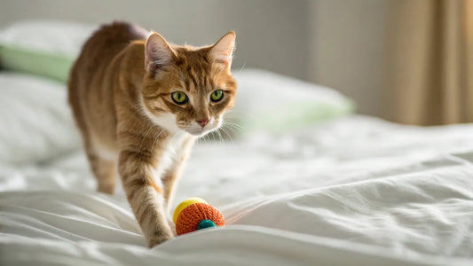 Why Your Cat Brings You Toys to Bed
