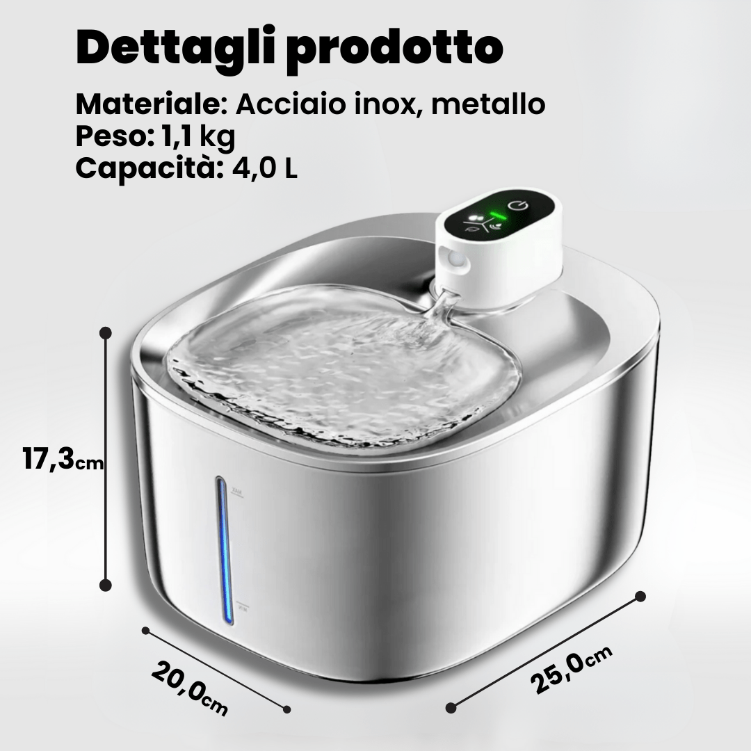 AquaFlow Silent Pro 4.0L – Cat Fountain