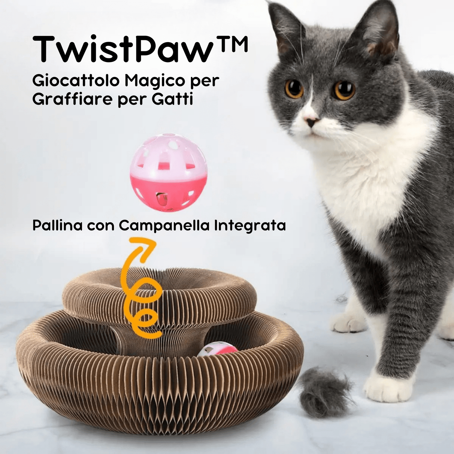 TwistPaw™ – maaginen kissan raapimislelu
