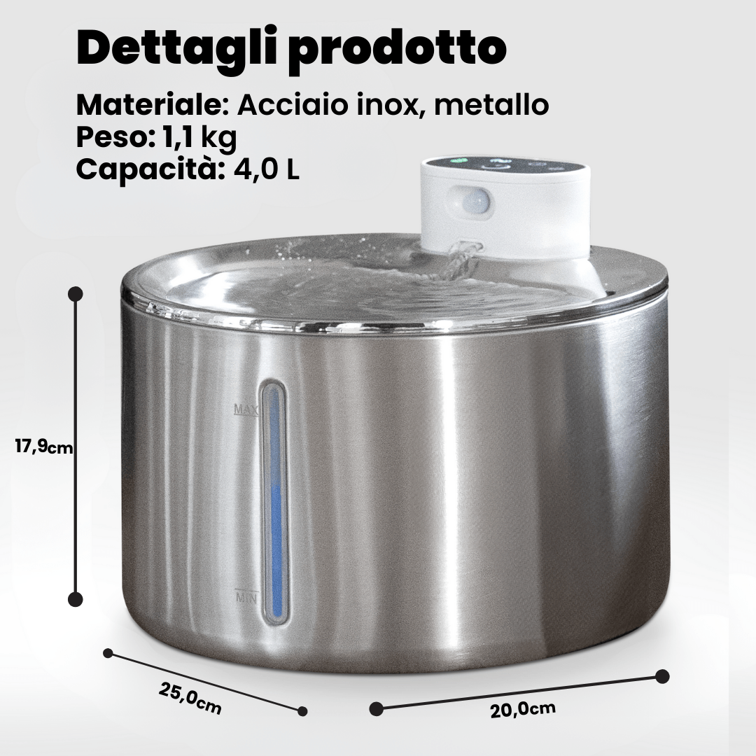 AquaFlow Silent 4.0L – Cat Fountain