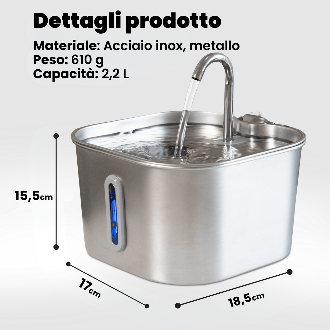 AquaFlow Pure 2.2L – Cat Fountain