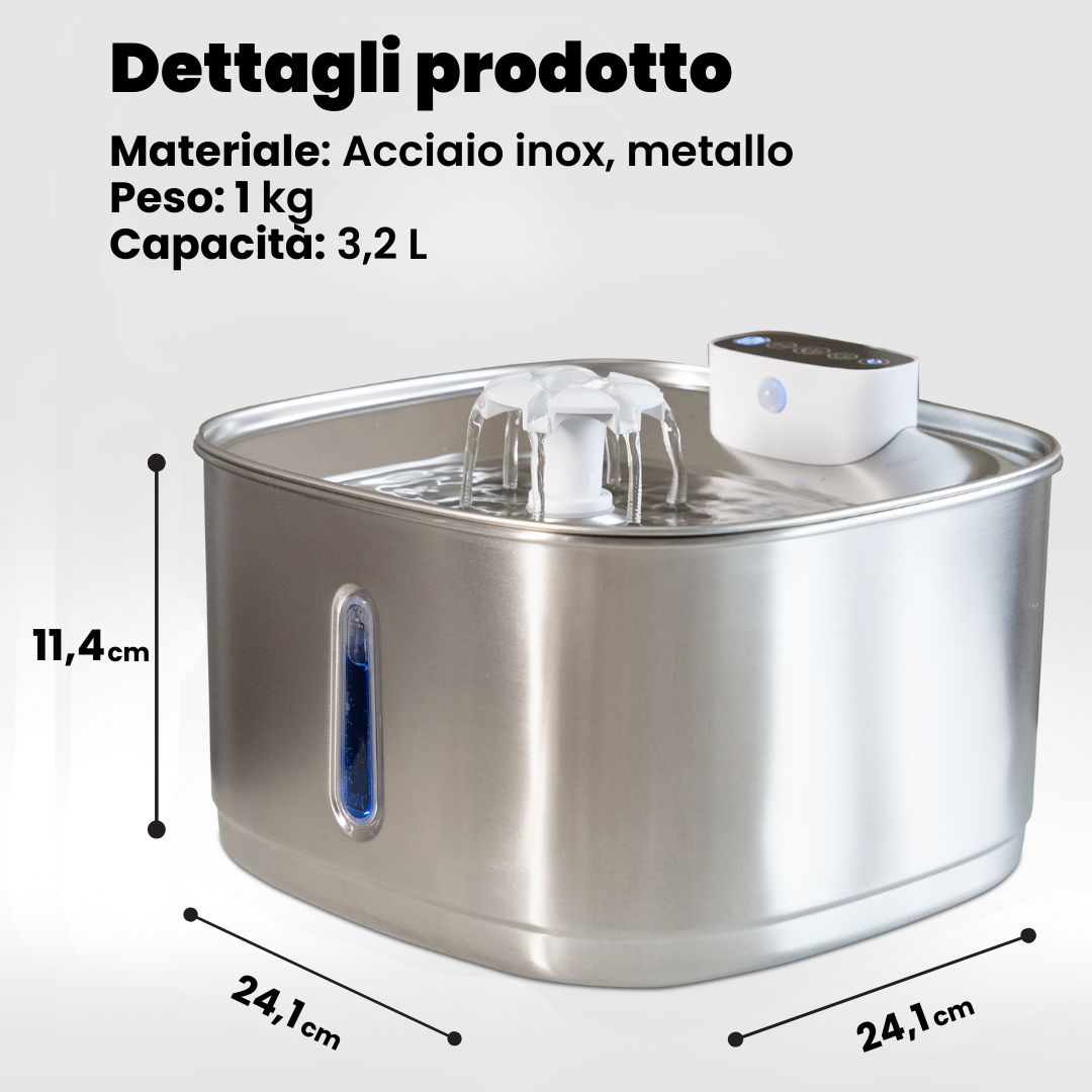 AquaFlow Sense Pro 3.2L – Cat Fountain