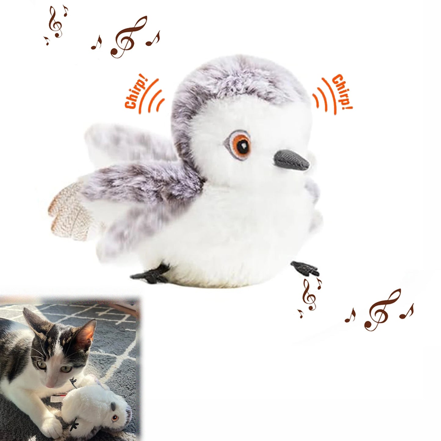 Flappy Owl interaktiivinen kissalelu