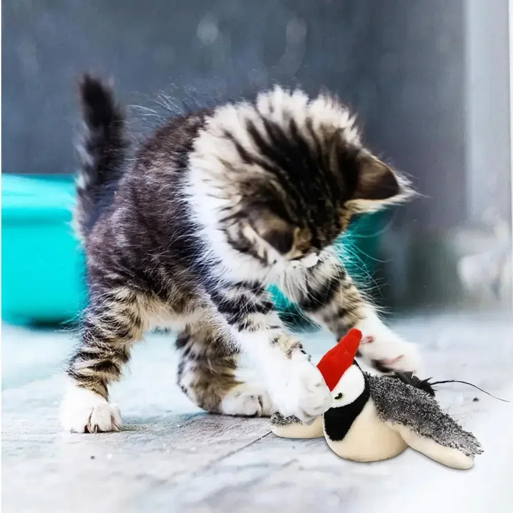 Flappy Sparrow Interaktives Katzenspielzeug