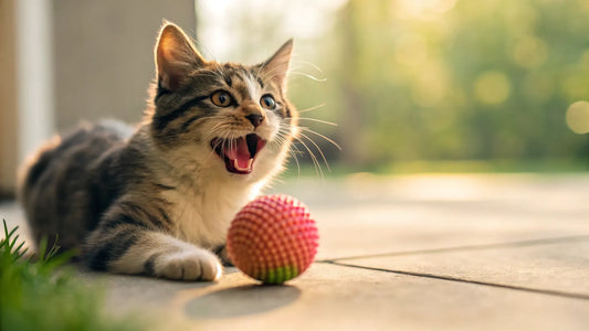 Why Does My Cat Growl When Playing with a Toy?