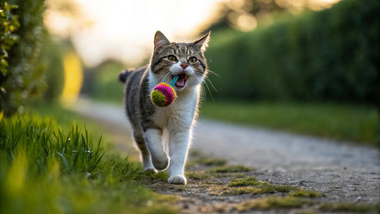Why Does Your Cat Meow and Bring You a Toy?