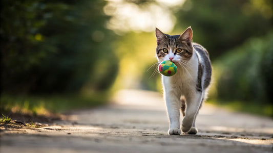 Why Your Cat Meows Loudly While Carrying a Toy