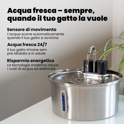 AquaFlow Sense 3.2L – Cat Fountain