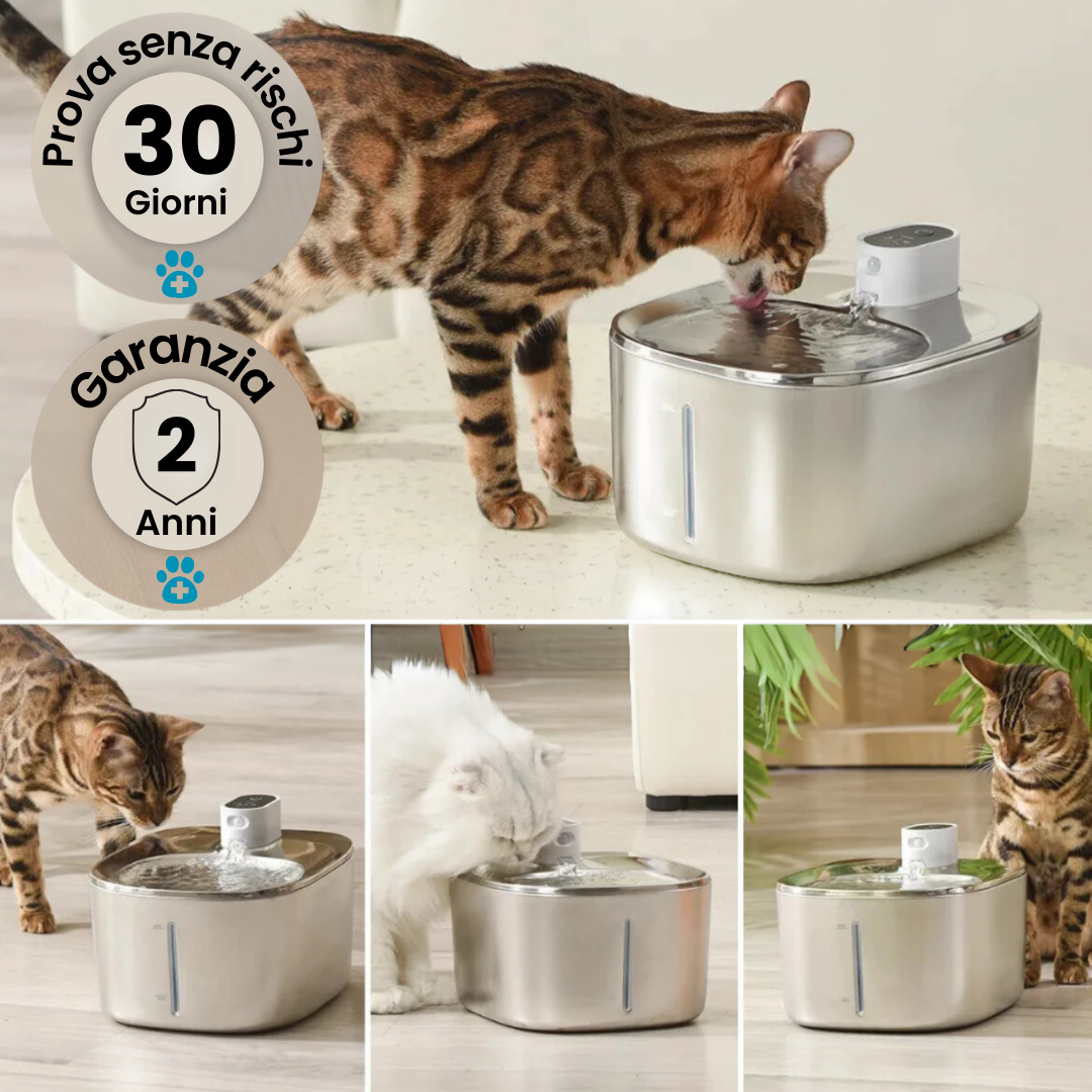 AquaFlow Silent Pro 4.0L – Cat Fountain