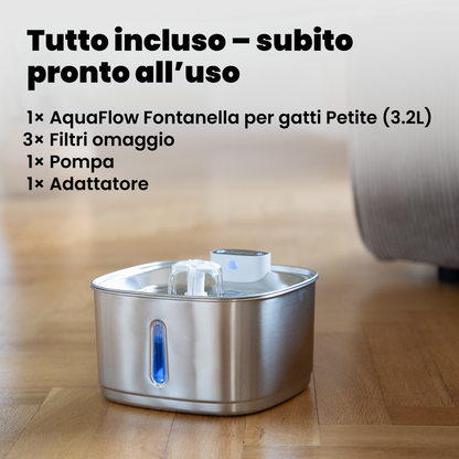 AquaFlow Sense Pro 3.2L – Cat Fountain