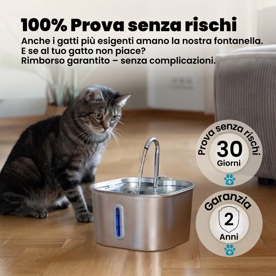 AquaFlow Pure 2.2L – Cat Fountain
