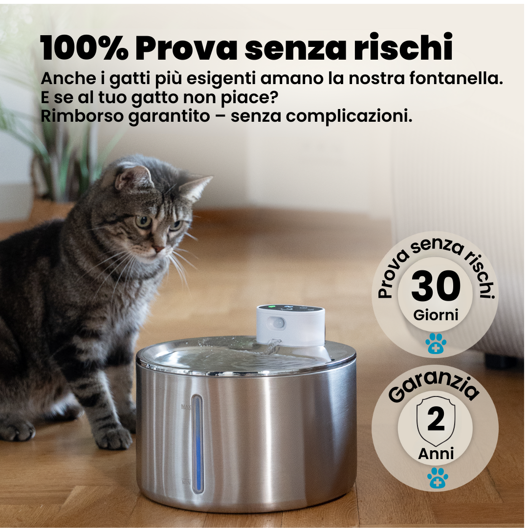 AquaFlow Silent 4.0L – Cat Fountain