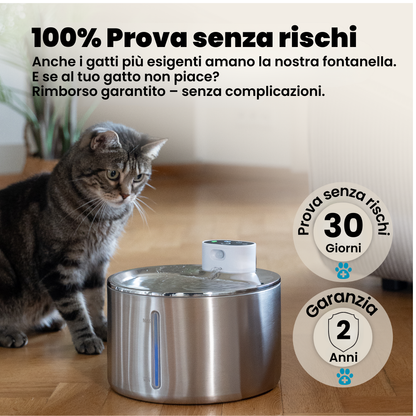 AquaFlow Silent 4.0L – Cat Fountain